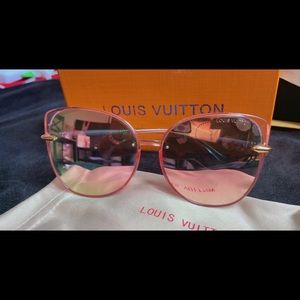 Louis Vuitton soft cat eye sunglasses/shades
